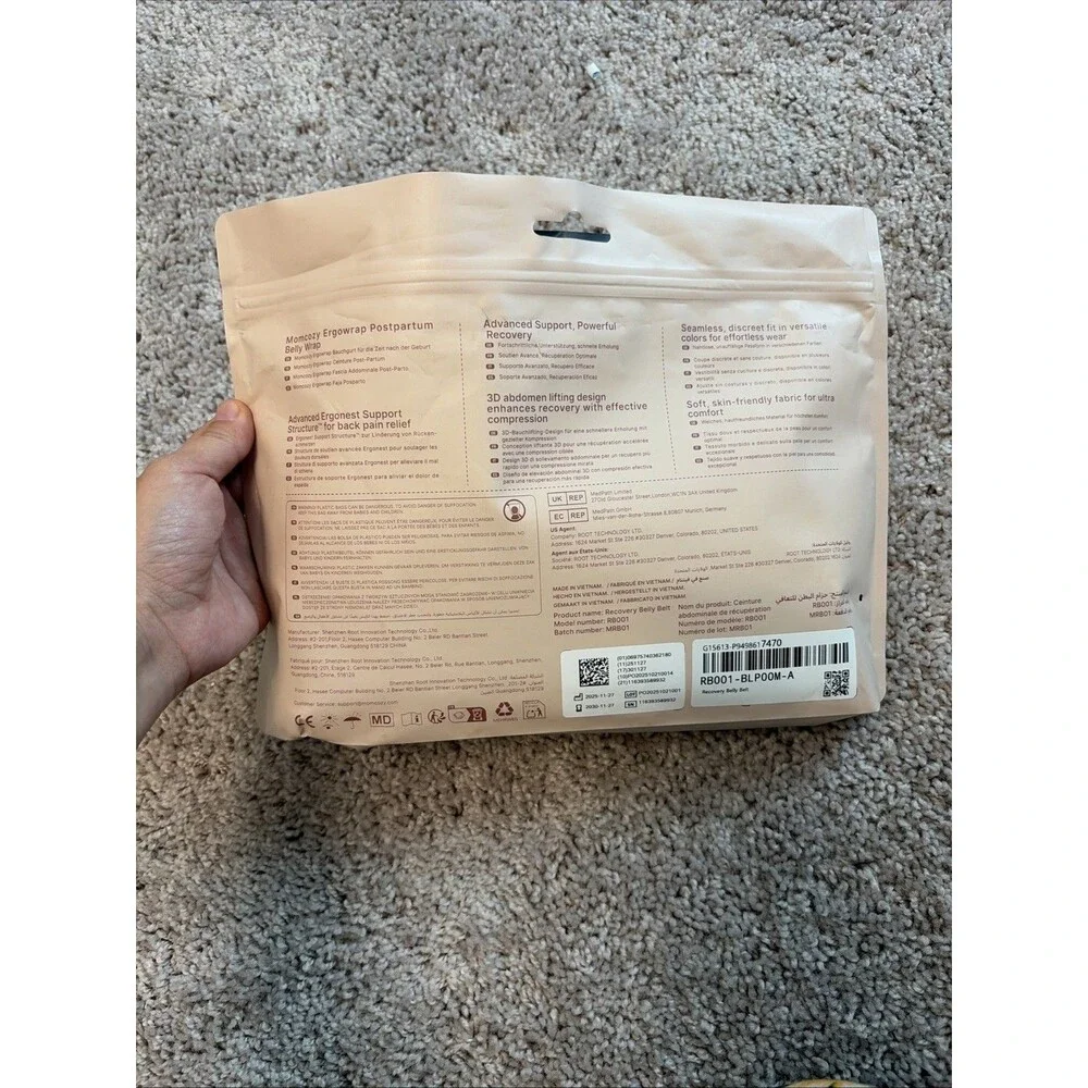 Momcozy ergowrap postpartum